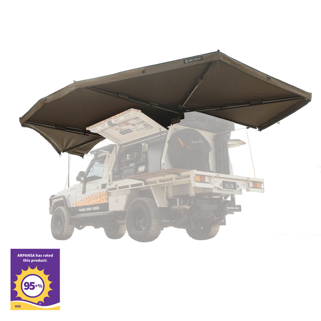 Tuff Terrain 270 LHS Free Standing Awning With Dimmable LED's