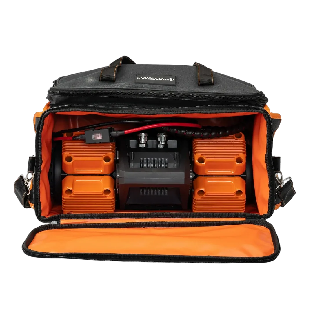 Tuff Terrain V4 High Output Air Compressor with Analogue Gauge – Reliable Tyre Inflation for 4WD Adventures - Image 3