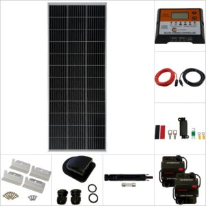 Curtech 130W Solar Panel Kit