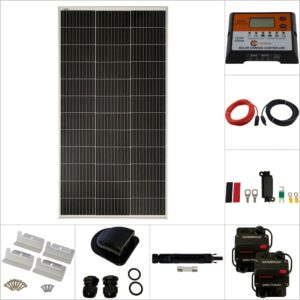 Curtech 170W Solar Panel Kit