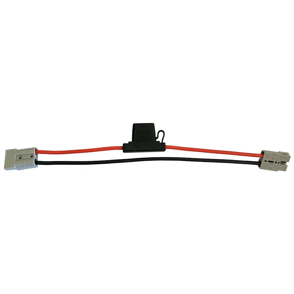 Anderson Style Plug to Anderson Style Plug with Inline Fuse