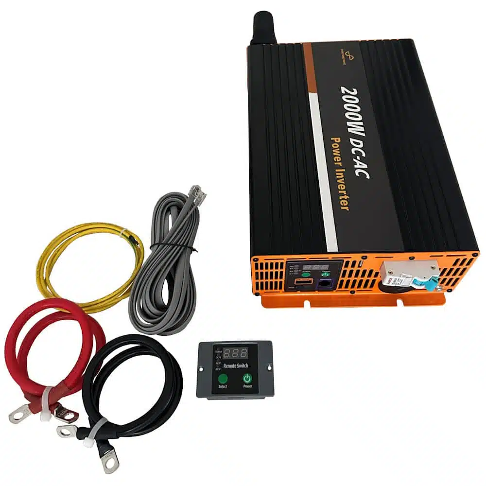 2000W 12V Pure Sine Wave Inverter with RCD
