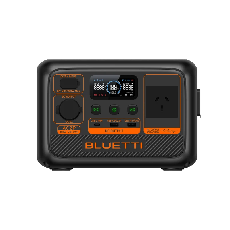 BLUETTI AC2P Portable Power Station | 300W 230.4Wh