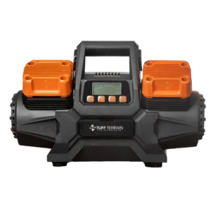Tuff Terrain V4 High Output Air Compressor with Analogue Gauge – Reliable Tyre Inflation for 4WD Adventures