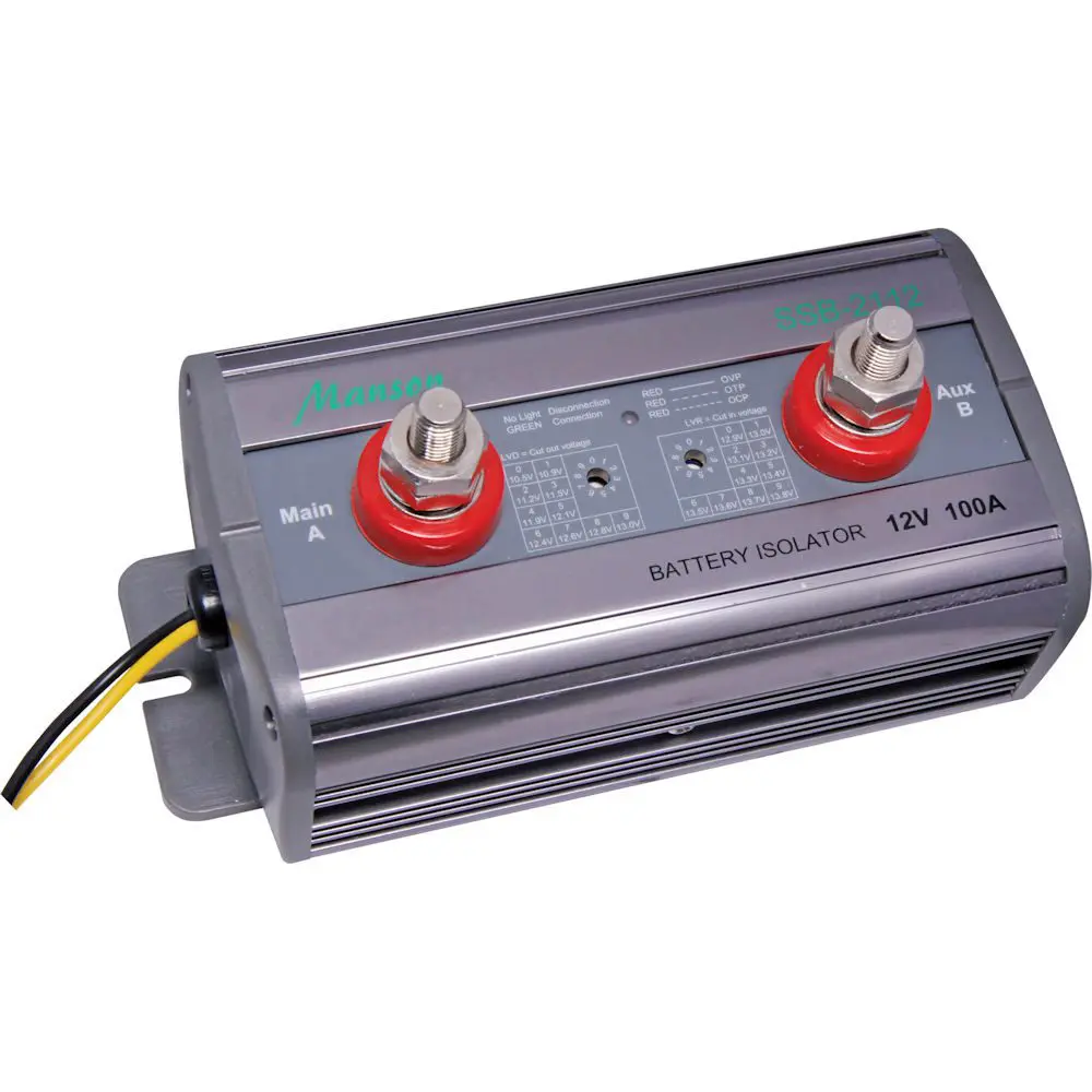 Heavy Duty Electronic 12V Dual Battery Isolator