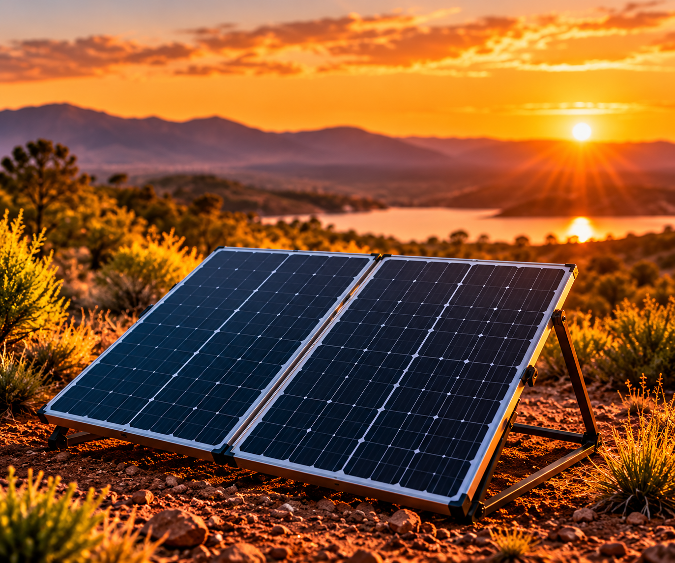 Solar panels for off grid power